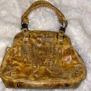 Thunderbird chique tote, corral inspired lightly used